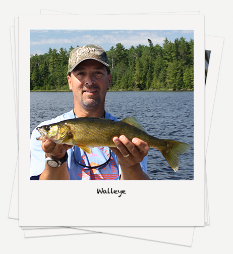 Walleye fishing on Rowan Lake